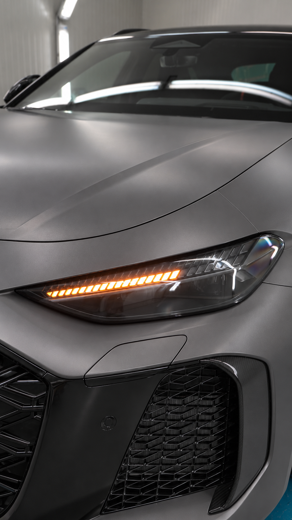 Audi RS5 Avant – anteriore dopo del PPF